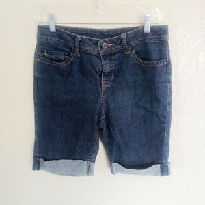 [ FADED GLORY cute jean shorts size 6 ]